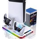 Estação de Resfriamento para PS5 Vilante com Ventoinha, Luz RGB e Hub Carregador