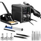 Estação de Solda TLBZK 878D Kit 2 em 1 com Ar Quente Estação de Solda TLBZK 878D Kit 2 em 1 com Ar Quente
