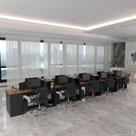 Estação de Trabalho 10 Lugares Office Smart 10 Mesas 8 Armários 1 Aparador Estação de Trabalho 10 Lugares Office Smart 10 Mesas 8 Armários 1 Aparador