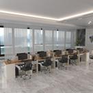 Estação de Trabalho 10 Lugares Smart Office 10 Mesas 8 Armários 2 Aparadores