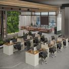 Estação de Trabalho 16 Lugares Office Smart 16 Mesas 12 Armários 4 Aparador Estação de Trabalho 16 Lugares Office Smart 16 Mesas 12 Armários 4 Aparador