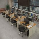 Estação de Trabalho 8 Lugares Smart Office 8 Mesas 6 Armários Livreiro