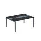 Estação de Trabalho Mesa Plataforma Escritório Dupla para 2 Pessoas com Caixa de Tomada PDC