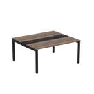 Estação de Trabalho Mesa Plataforma Escritório Dupla para 2 Pessoas com Caixa de Tomada PDC