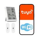 Estação Meteorológica Inteligente WiFi Com Termo-Higrômetro, Kit Externo À Prova d'Água IP65, Alerta