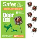 Estacas à Prova d'Água para Repelente de Veados Safer - Kit com 6 Unidades