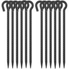 Estacas de acero con lazo EUOKOK de 40 cm y diámetro de 12 mm