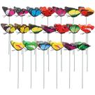 Estacas de borboleta decorativas MECCANIXITY 30 unidades de PVC de 7 cm