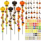 Estacas de jardim decorativas Hysagtek Halloween Fall, conjunto de 6