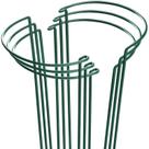 Estacas de suporte para plantas HiGift, pacote com 6, 25 x 40 cm, gaiola metálica