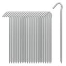 Estacas de tenda AAGUT, ganchos de aço galvanizado de 22 cm, pacote com 25