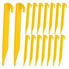 Estacas de tenda Buff, 80 peças de plástico, 23 cm, pinos de tenda pesados