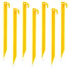 Estacas de tenda de plástico Sumind, 24 peças, 30 cm, pesadas