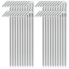Estacas de tenda OK5STAR, 23 cm, metal pesado, pacote com 40