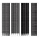 Estacas de Varilla MSWY de 40 cm - Paquete de 30 Anclajes Pesados para Suelo
