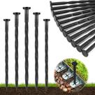 Estacas para Bordes de Jardín Garaook 100 Piezas 20 cm Plástico