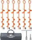 Estacas para Tienda Eazy2hD Juego de 6 Anclajes Resistentes para Suelo de 38 cm