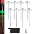 Estacas para Tienda YYGCL de Acero al Carbono de Alta Resistencia 20 cm Paquete de 8
