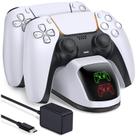 Estación de carga Fegliea para controladores PS5 de Playstation 5 - Blanco
