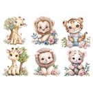 Estampa Fácil Fabricart - Bichinhos Safari Plush