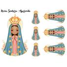 Estampa Fácil Santinhos Fabricart - Nossa Senhora Aparecida