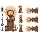 Estampa Fácil Santinhos Fabricart - São Francisco de Assis