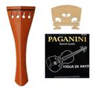 Estandarte Viola de Arco Madeira com Cavalete e Encordoamento