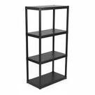 Estante 20kg De Plástico 4 Prateleiras 145cm X 87cm X 36cm Estante 20kg De Plástico 4 Prateleiras 145cm X 87cm X 36cm