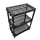 Estante 3 Prateleiras Modular Plastico Reforçado 10kg