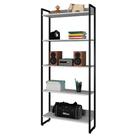Estante 5 Prateleiras Studio Industrial Branco Mpozenato