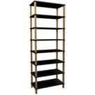 Estante 72x38x195 Preto c/ 7 Prat. 24,3cm