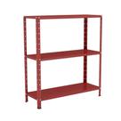 Estante Aço 3 Prateleiras Eaf007 Vermelho