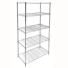 Estante Aço 5 Prateleiras Cromada Aramada 1,70cm Desmontável
