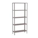 Estante Aço 5 Prateleiras Livros Cozinha Quarto Eaf005 Cinza