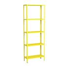 Estante Aço 5 Prateleiras Livros Cozinha Quarto EAF014 Amarelo