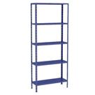 Estante Aço 5 Prateleiras Livros Cozinha Quarto Eaf014 Azul