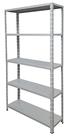 Estante Aço 5 Prateleiras Reguláveis 25cm Multiuso Cinza Estante Aço 5 Prateleiras Reguláveis 25cm Multiuso Cinza