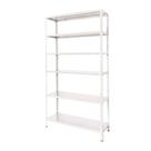 Estante Aço 6 Prateleiras 30cm Reforçada Multiuso Branca 50kg