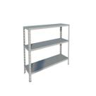 Estante Aço Baixa p 75kg 3 Bandejas 90cm x 30cm x 90cm Var Cor - PAI