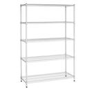 Estante Aço Cromado 5 Prateleiras 120 x 45 x 180cm Duratec