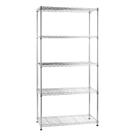 Estante aço cromado 75 x 35 x 155 cm