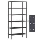 Estante Aço Dupla 176 Flex Amapa 6 Bandeja 30cm Preto KIT 8