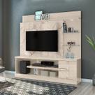 Estante Alan para TV de até 55 polegadas - CALACATA / OFF WHITE - Madetec