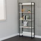 Estante Alta 5 Prateleiras Martinucci Iron IREA0818BBP Home Office Branca Estante Alta 5 Prateleiras Martinucci Iron IREA0818BBP Home Office Branca