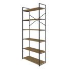 Estante Alta C/06 Prateleiras 185x80x33cm Yon Vermont Oak/ Vermont Oak/ Estante Alta C/06 Prateleiras 185x80x33cm Yon Vermont Oak/ Vermont Oak/