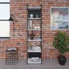 Estante Alta com 6 Prateleiras 185x45x33cm com Fundo Yon