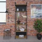 Estante Alta com 6 Prateleiras 185x60x33cm com Fundo Yon