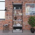 Estante Alta com 6 Prateleiras 185x60x33cm com Fundo Yon