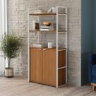 Estante Alta para Livros com 2 Portas Industrial Estante Alta para Livros com 2 Portas Industrial