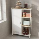 Estante Armario Aco Bambu Cozinha 3 Prateleiras 107x72x36cm Branco